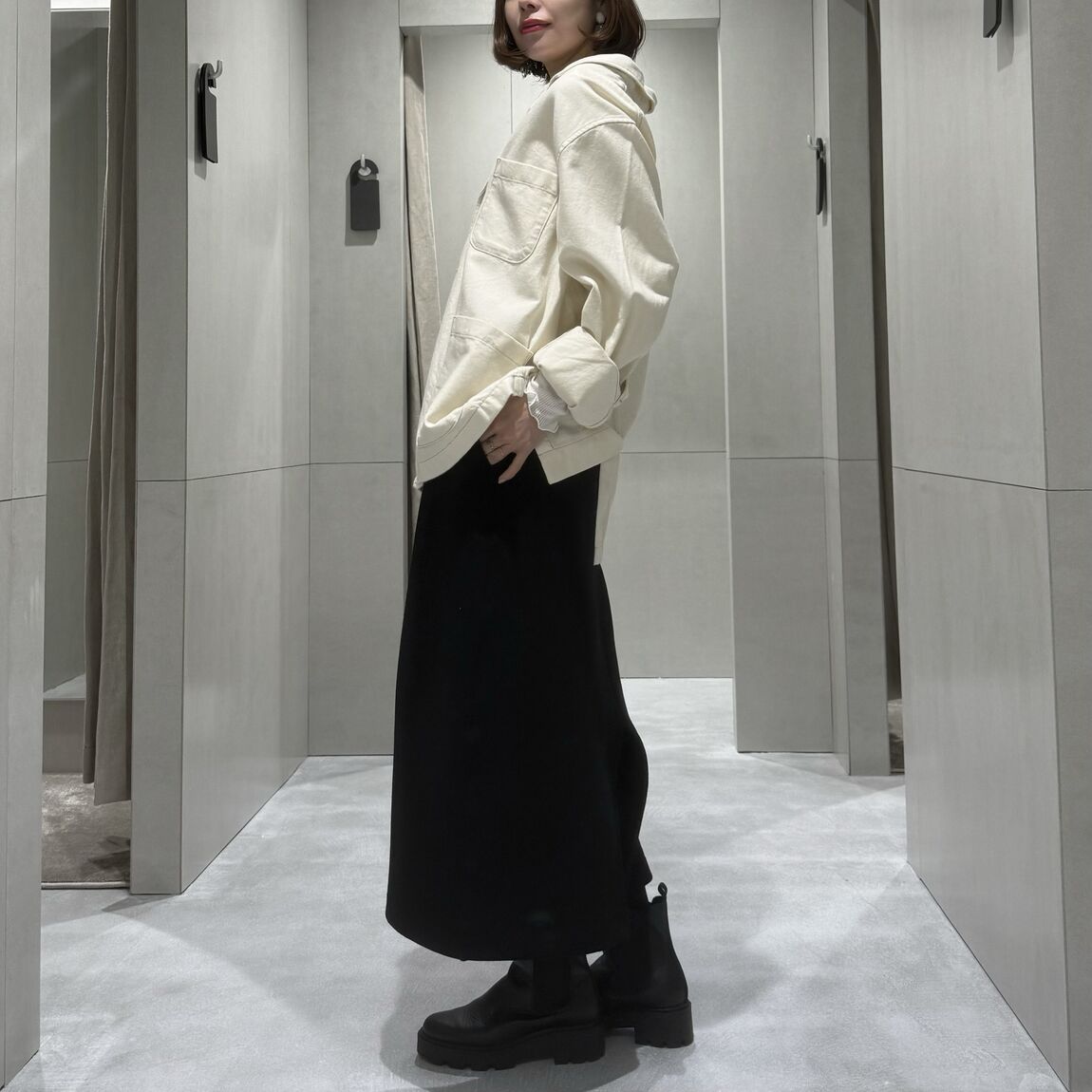 ソラリアプラザ】スタッフスナップ 身長160㎝｜ 無印良品